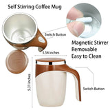 Automatic Magnetized Stirring Coffee Mug - Random Color