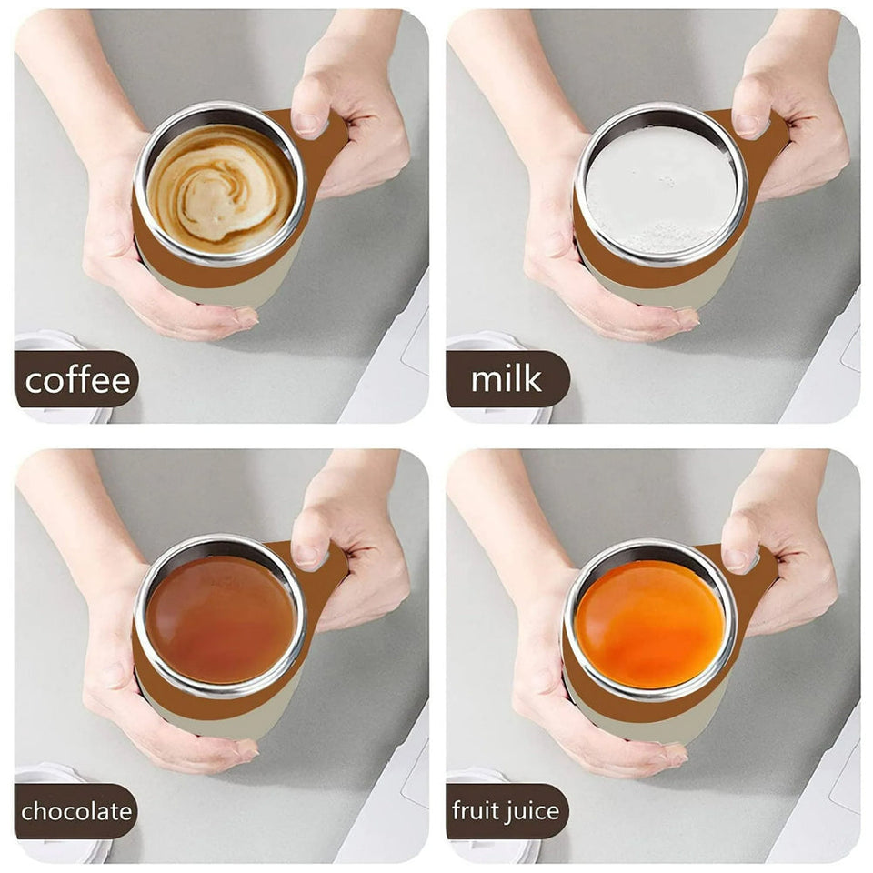 Automatic Magnetized Stirring Coffee Mug - Random Color