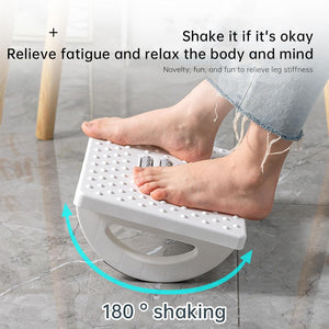 Under Desk Footrest, Swingable Ergonomic Foot Stool, Non-Slip Adult Footrest