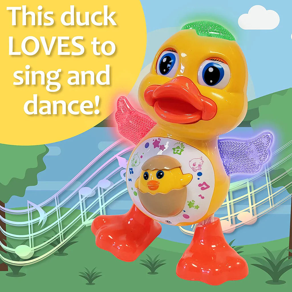 Cute Dancing Duck, Baby Musical Duck Toy, Musical Flashing Duck Doll