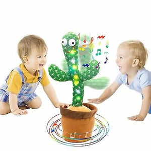 Dancing Cactus Toy  Rechargeable  with Music, Singing, Talking, Lightning, Wriggle- Funny talk back toy For Kids-  High Quality