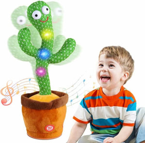 Dancing Cactus Toy  Rechargeable  with Music, Singing, Talking, Lightning, Wriggle- Funny talk back toy For Kids-  High Quality