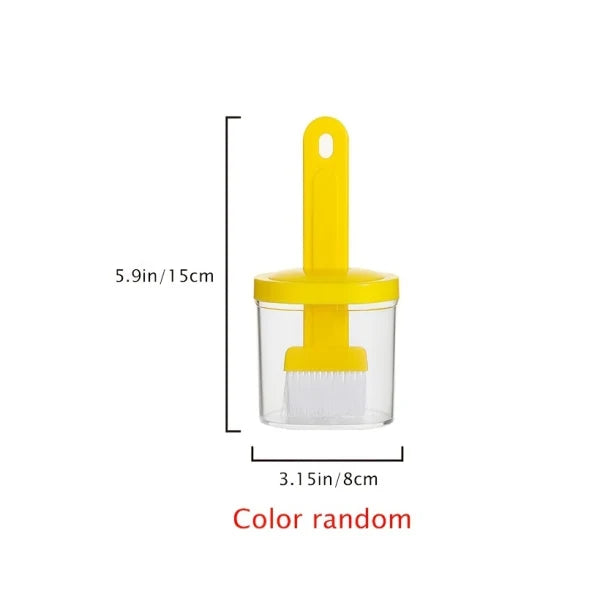 Portable Silicone Oil Brush Bottle