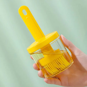 Portable Silicone Oil Brush Bottle