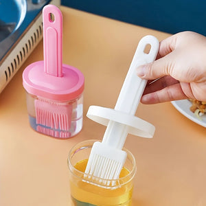 Portable Silicone Oil Brush Bottle