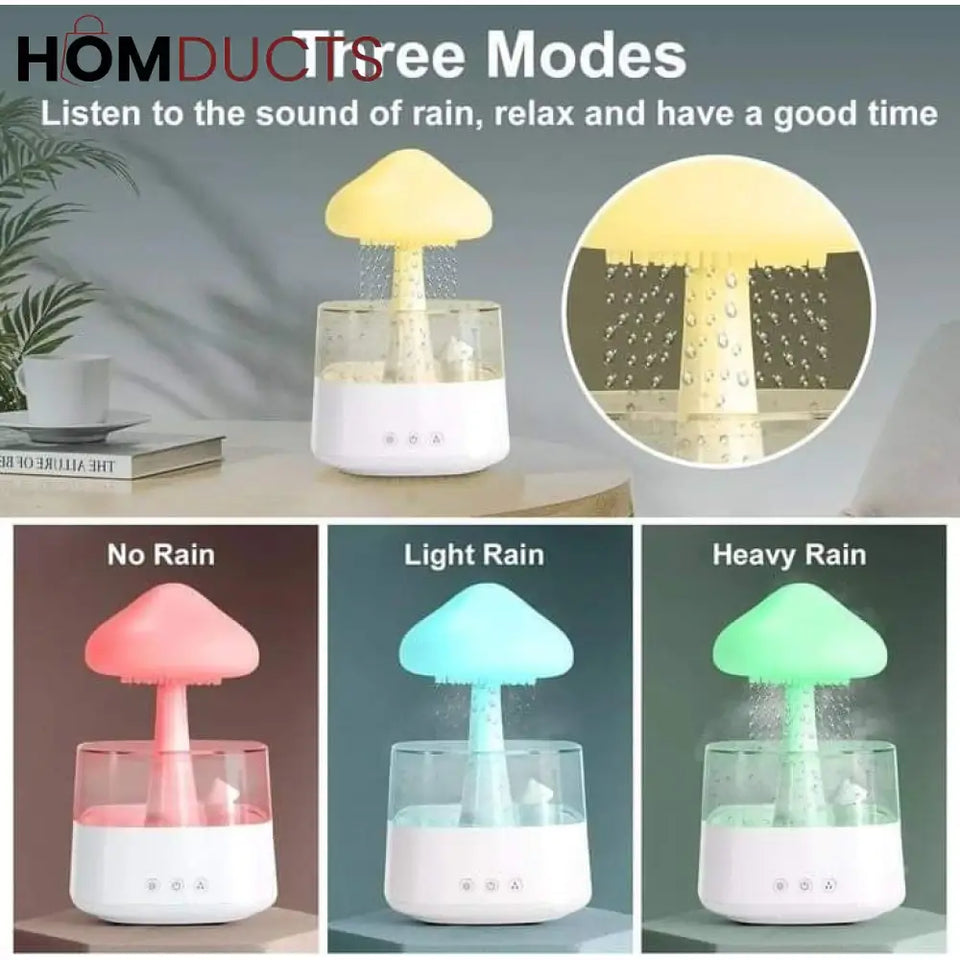 Rain Cloud Humidifier With Light