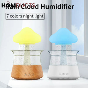 Rain Cloud Humidifier With Light