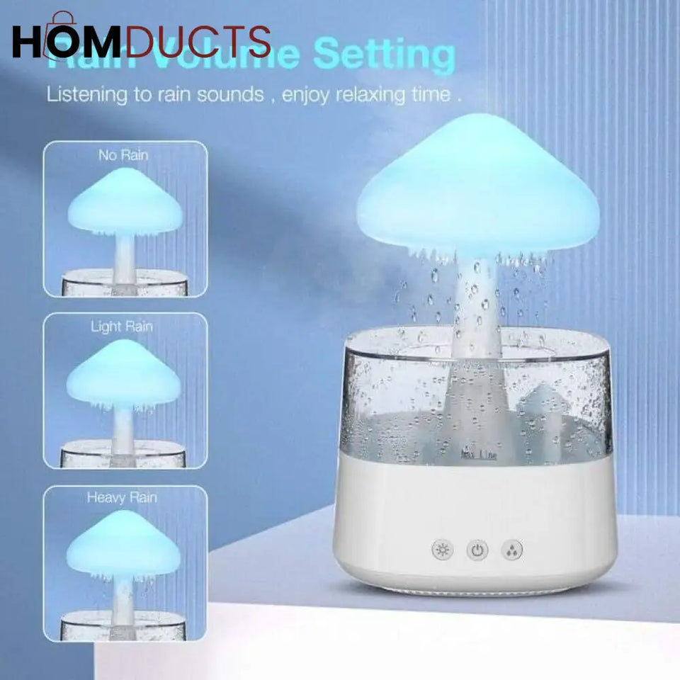 Rain Cloud Humidifier With Light