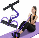 Rubber Pull Tummy Trimmer Waist Trimmer Abs Exerciser for Men and Women