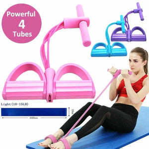 Rubber Pull Tummy Trimmer Waist Trimmer Abs Exerciser for Men and Women