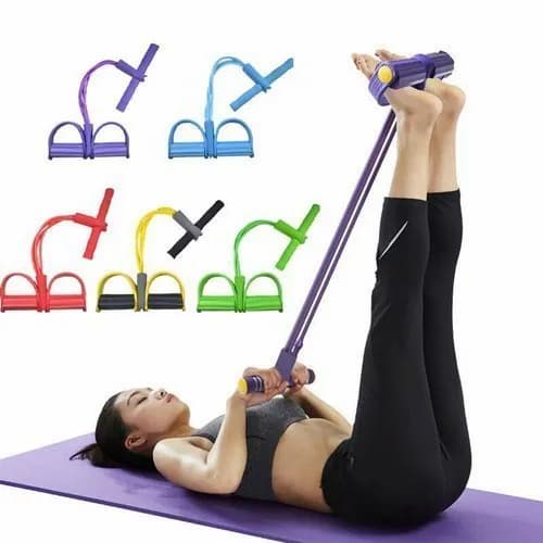 Rubber Pull Tummy Trimmer Waist Trimmer Abs Exerciser for Men and Women